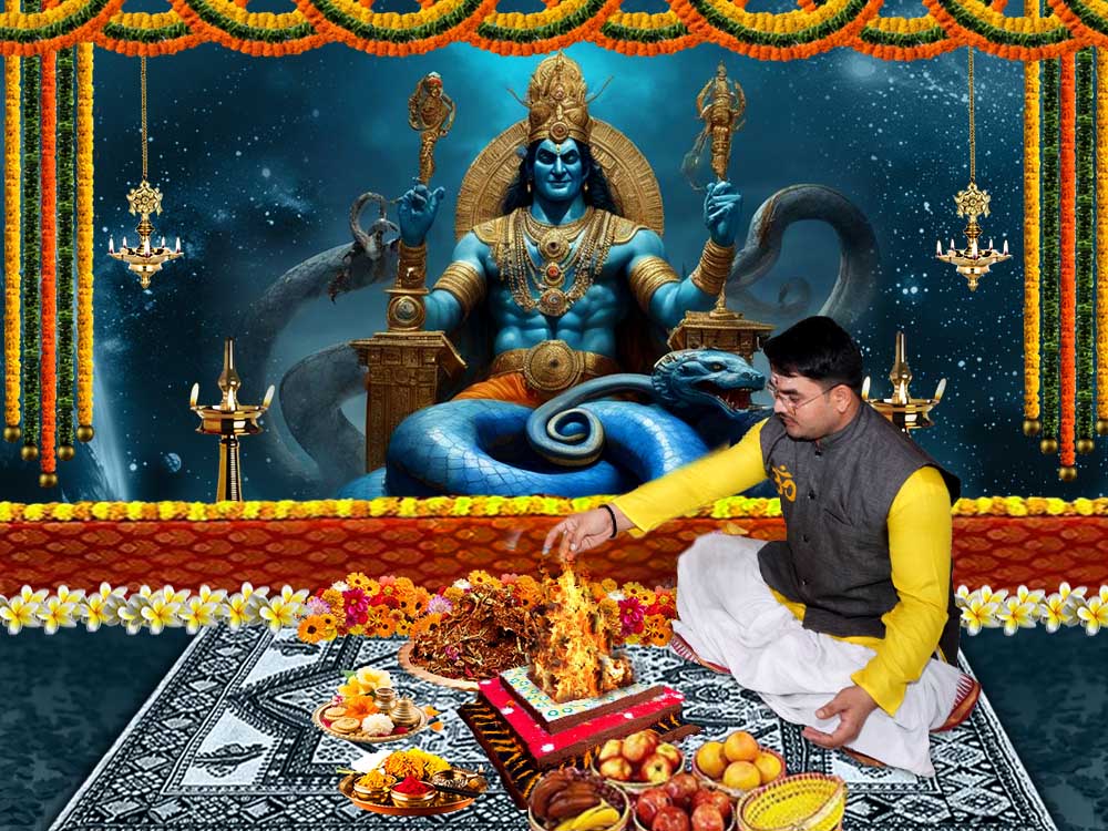 Monthly Rahu Grah Shanti Puja and Homa 3 Months